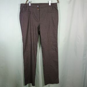 Soho Women's Dress Pants Brown Straight Leg Work Slacks Office Career Trousers